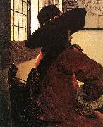 VERMEER VAN DELFT, Jan Officer with a Laughing Girl (detail)  jhg china oil painting artist